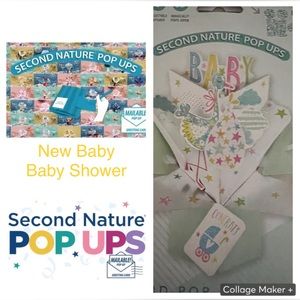 Second Nature Pop Ups | 3D Pop Up Card | New Baby